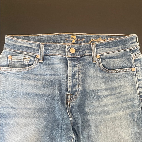 Seven for all Mankind Josefina skinny boyfriend jeans 27 - Picture 7 of 11